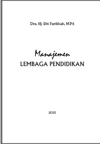 MANAJEMEN LEMBAGA PENDIDIKAN