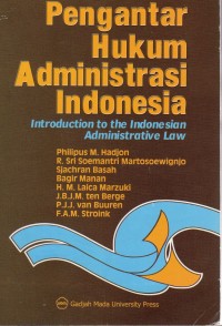 PENGANTAR HUKUM ADMINISTRASI INDONESIA