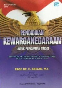 PENDIDIKAN KEWARGANEGARAAN