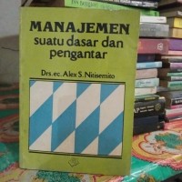 MANAJEMEN suatu dasar dan pengantar