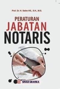 PERATURAN JABATAN NOTARIS