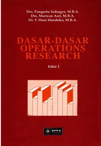 DASAR-DASAR OPERATIONS RESEARCH