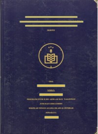 Peran Tasawuf Akhlaki Dalam Masyarakat Modern : studi kasus pengikut tarekat al qaddriyah wa al naqsabandiyah di pondok pesantren Assalafi Alf ithrah Surabya