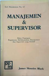 BUKU PEGANGAN MANAJEMEN DAN SUPERVISOR