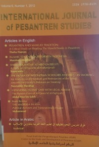 INTERNATIONAL JOURNAL of PESANTREN STUDIES