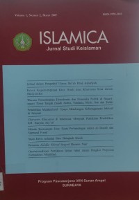 ISLAMICA : Jurnal Studi Keislaman