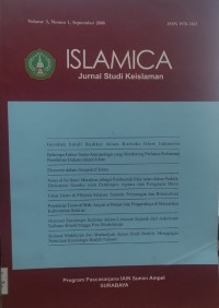 ISLAMICA : Jurnal Studi Keislaman