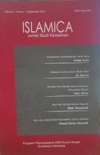 ISLAMICA : Jurnal Studi Keislaman