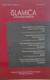 ISLAMICA : Jurnal Studi Keislaman