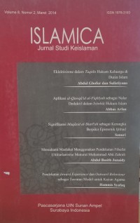 ISLAMICA : Jurnal Studi Keislaman