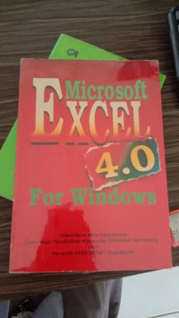 Microsoft Excel 4.0 For Windows