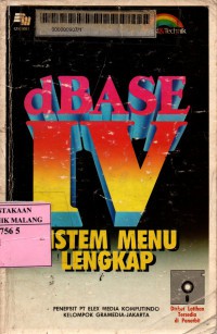 dBASE IV : Sistem Menu Lengkap