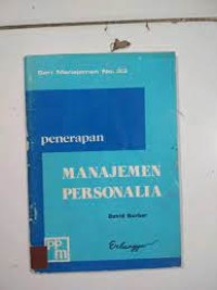 MANAJEMEN PERSONALIA