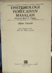 EPISTEMOLOGI PEMECAHAN MASALAH