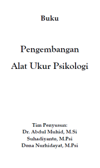 (Buku Ajar) Pengembangan Alat Ukur Psikologi