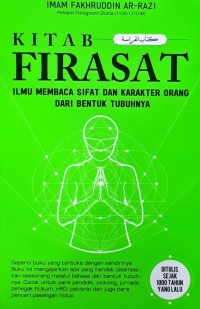 KITAB FIRASAT : Ilmu Membaca Sifat dan Karakter Manusia Dari Bentuk Tubuhnya