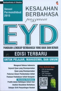 KESALAHAN BERBAHASA : Pengguna EYD