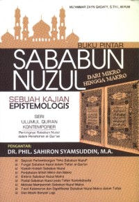 BUKU PINTAR SABABUN NUZUL DARI MIKRO HINGGA MAKRO