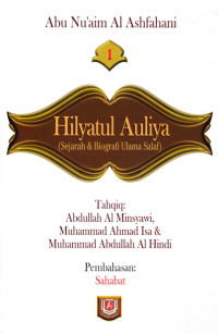 Terjemah Hilyatul Auliya' Jil. 1