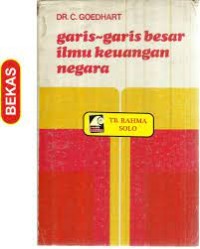 GARIGARIS BESAR ILMU KEUANGAN NEGARA