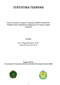 (Buku Ajar) STATISTIKA TERAPAN