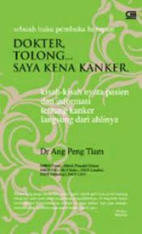 Dokter Tolong Saya Kena Kanker