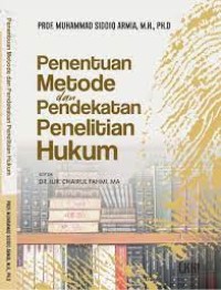 PENENTUAN METODE & PENDEKATAN PENELITIAN
HUKUM